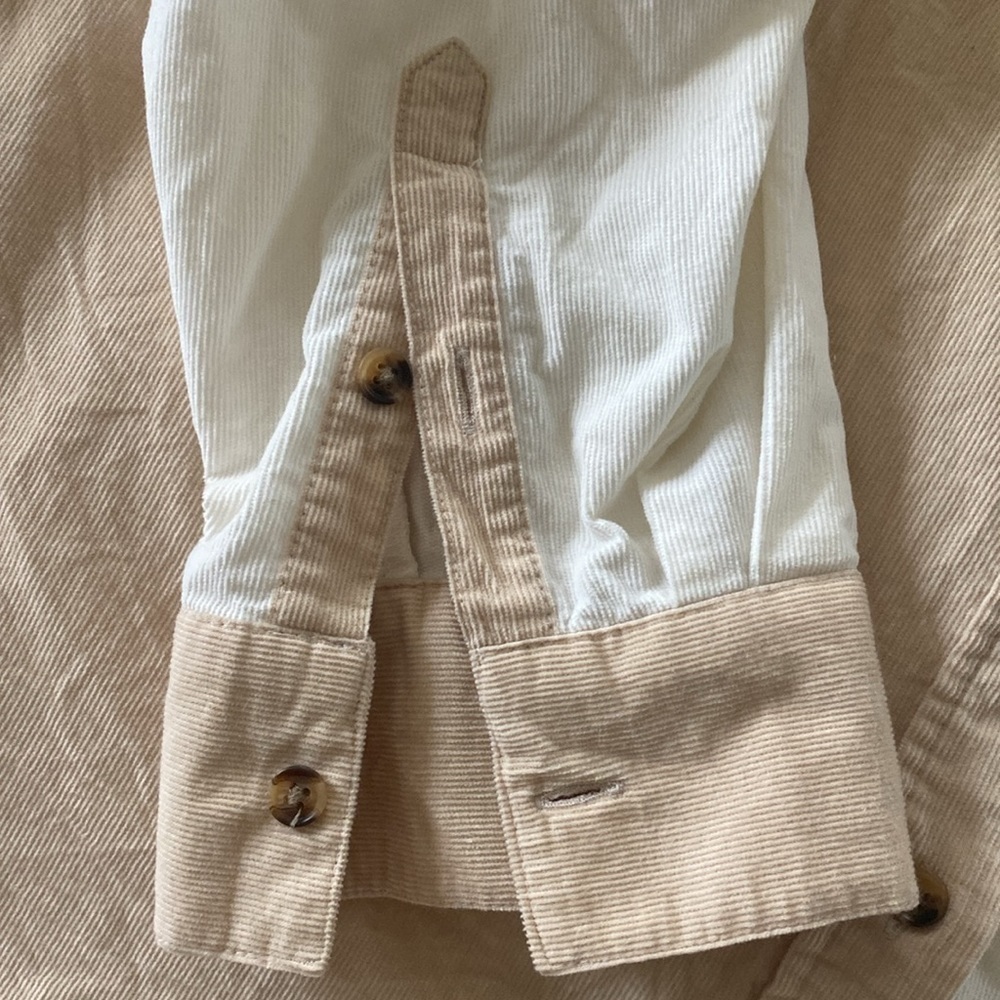 Time and Tru 2 Tone Corduroy Button Down shirt size XXL - Picture 7 of 7